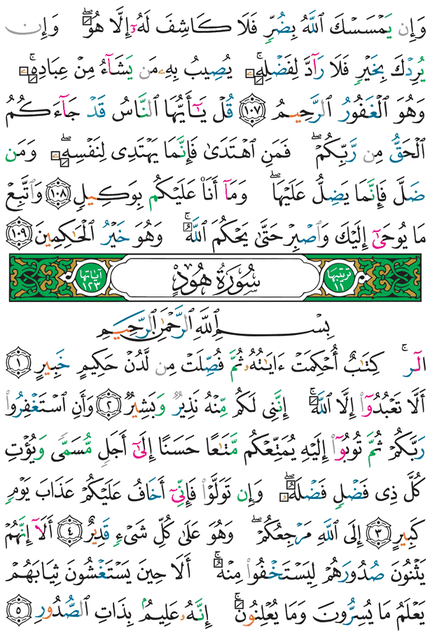 Muqaddas Qur'on Sahifa 221