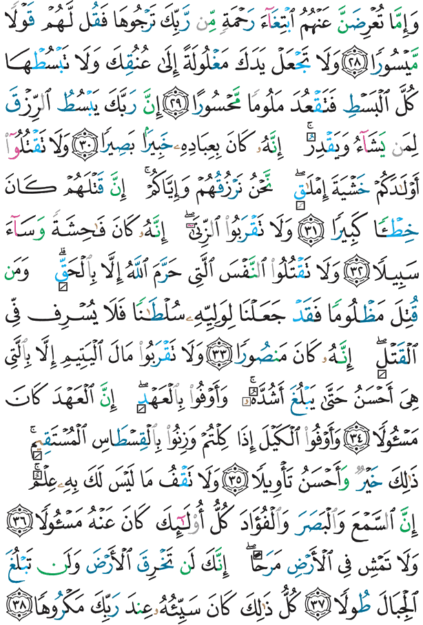 Qurani-Kərim Səhifə 285