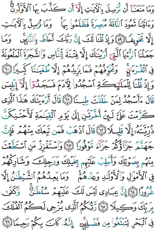 પવિત્ર કુરાન પાનું 288